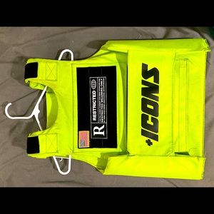 Hudsons Outerwear Bright Green +Icons Fashion Vest